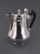 A silver coffee pot 